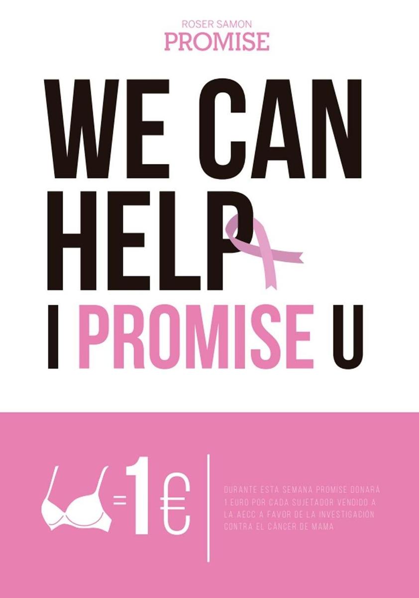 Promise se une al apoyo de la lucha contra el cáncer de mama