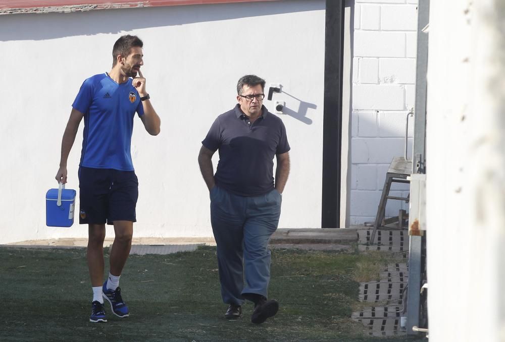 Las mejores imágenes del entrenamiento del Valencia CF