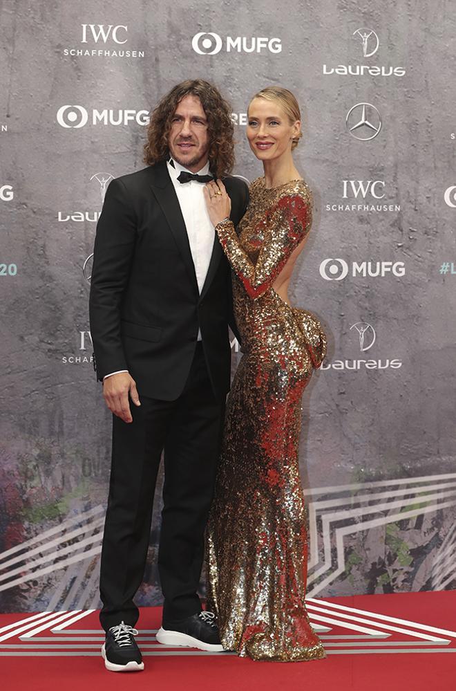 Vanesa Lorenzo y Carles Pujol en los premios Laureus 2020