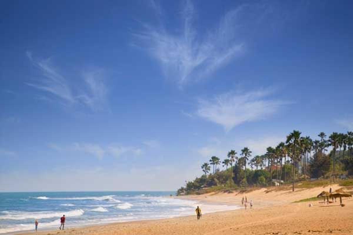 Playa de Fajara en Gambia.