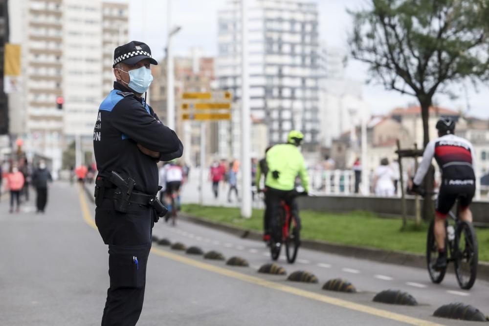 Inicio de la desescalada en Gijón