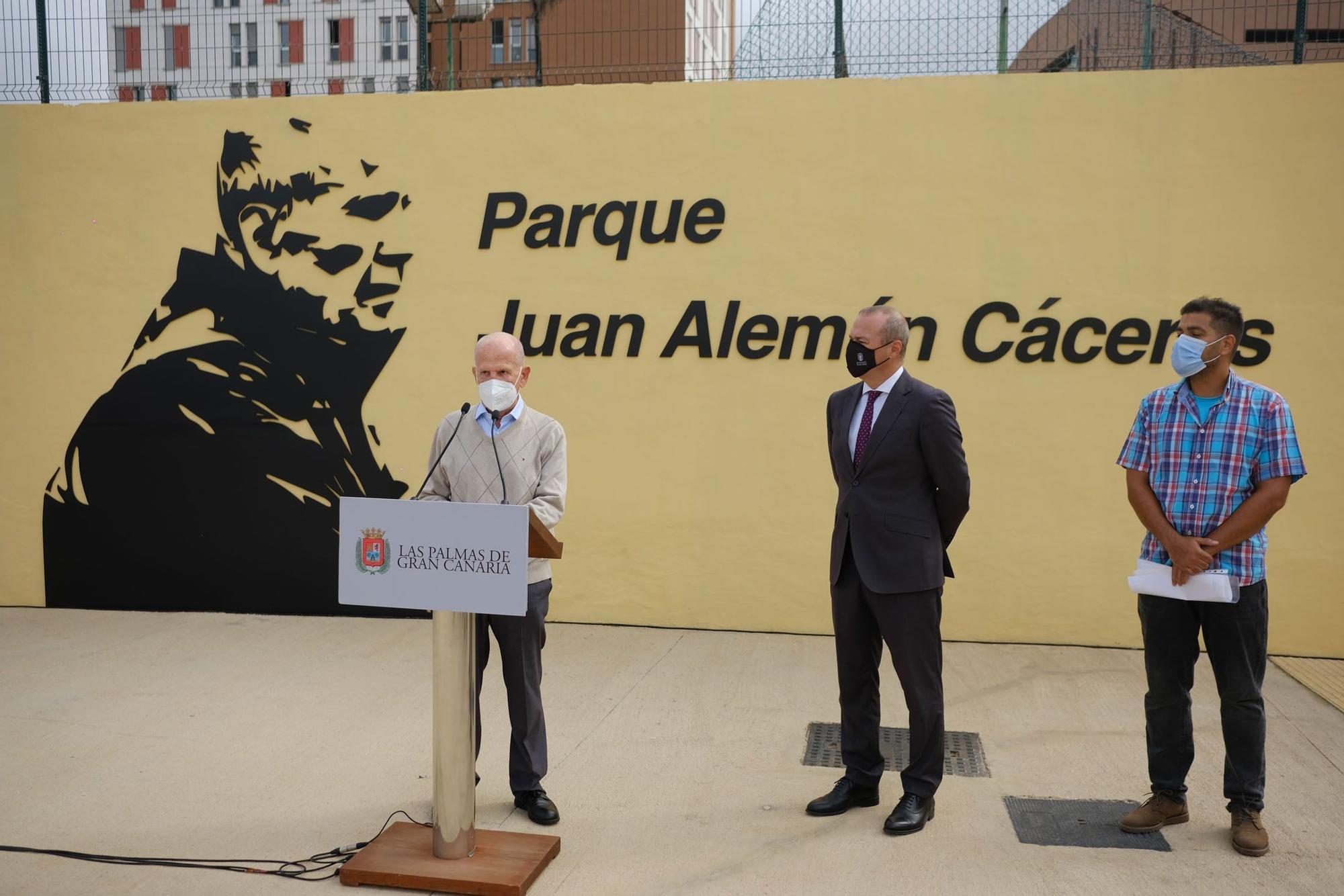 Homenaje a Juan Alemán Cáceres, histórico líder vecinal de La Paterna