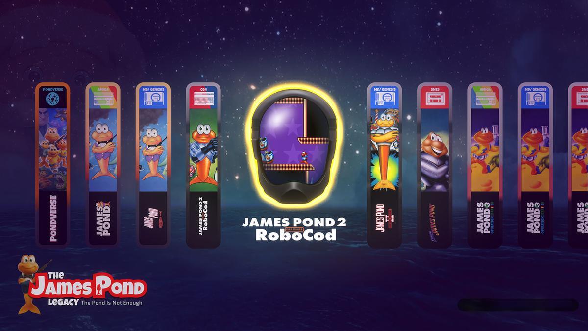Toda la colección de James Pond que busca mantener las características que tuvieron los juegos en su día.