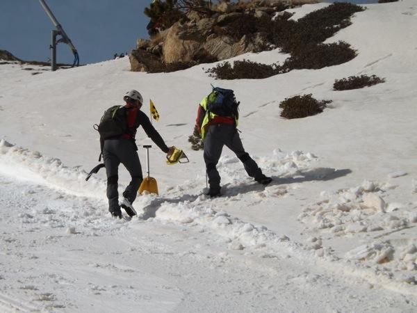 Simulacre de rescat a Vallter