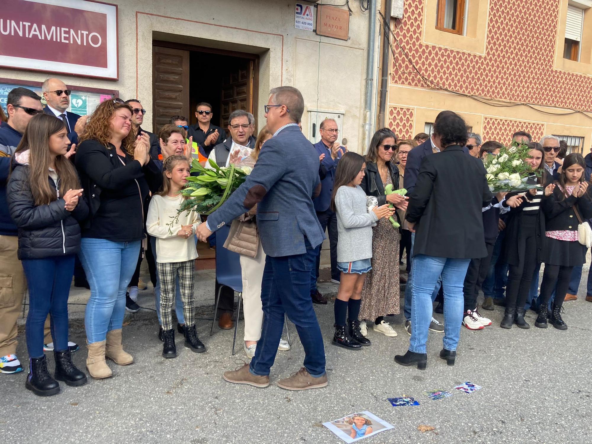 En imágenes: Funeral el Torrecaballeros, Segovia, por la niña asesinada en Gijón