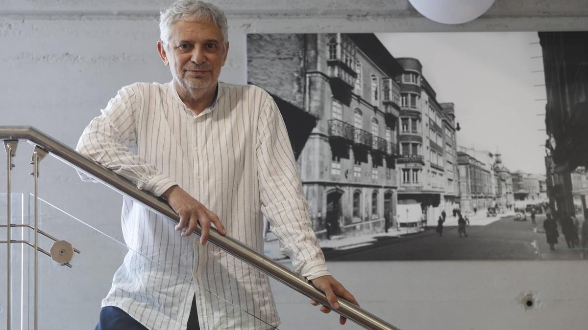 José Lázaro, el viernes, en el Hospital San Agustín.