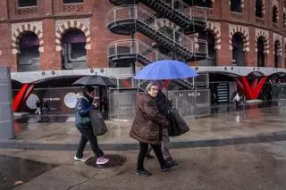 El temporal llega a Barcelona