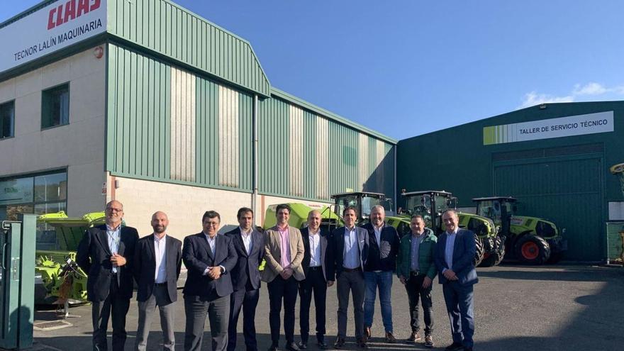 La compañía alemana de maquinaria Claas abre concesionario en Lalín