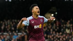 Ollie Watkins, celebrando un gol con el Aston Villa