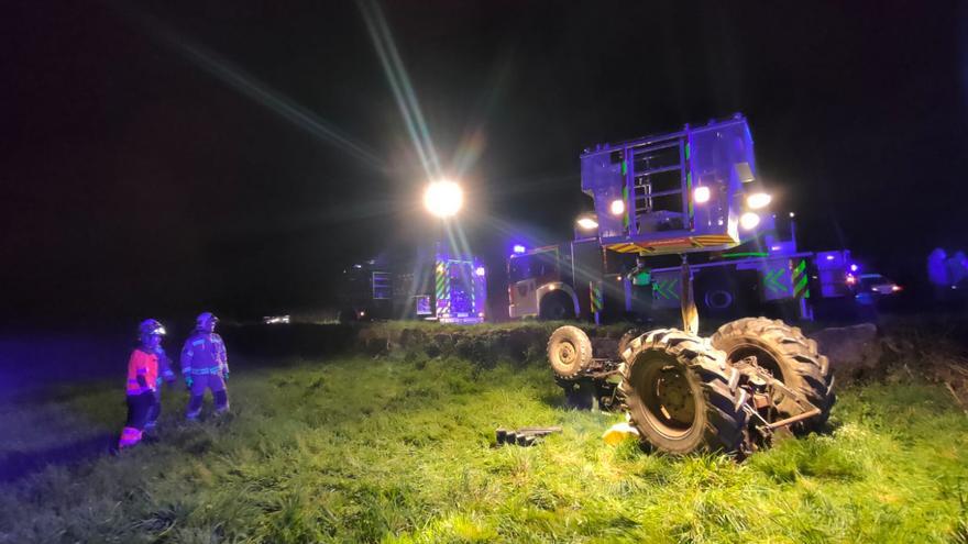 Muere un octogenario en Ventosa aplastado por un tractor