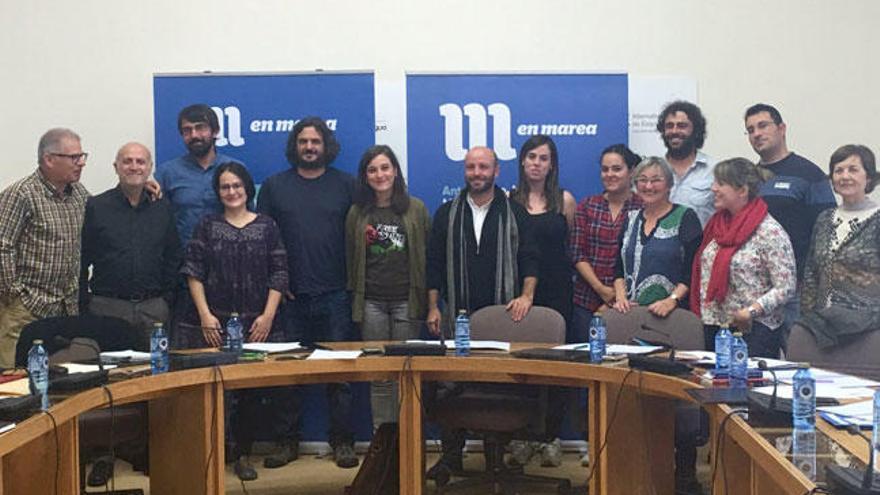 Primera reunión del grupo parlamentario de En Marea // @En_Marea