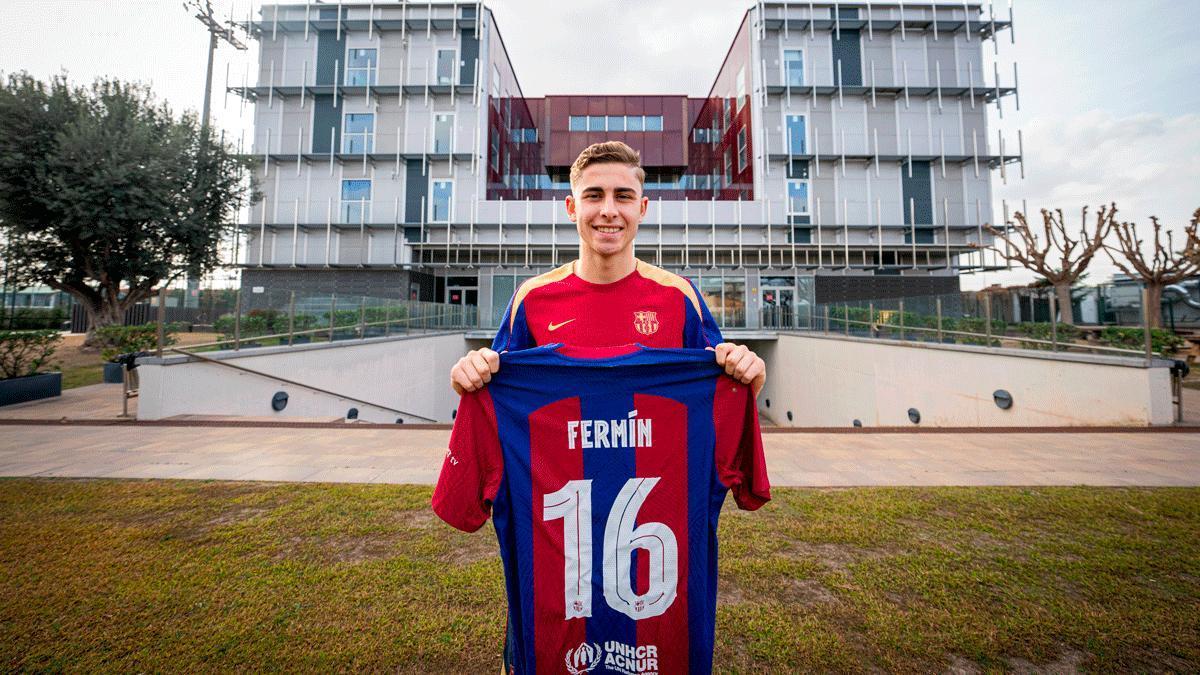 Fermín, el nuevo 16 del Barça
