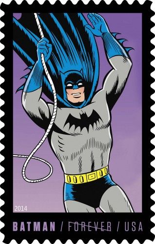 El servicio postal de EEUU ha dedicado el primer sello a Batman con motivo del 75 aniversario del nacimiento del cómic