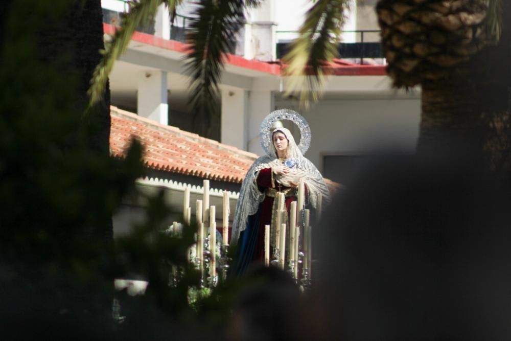 Procesión en el Colegio de Gamarra.