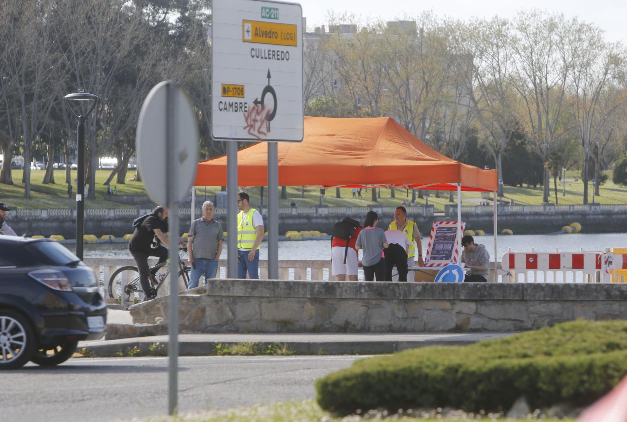 Vecinos de O Temple recogen firmas para reclamar una rotonda