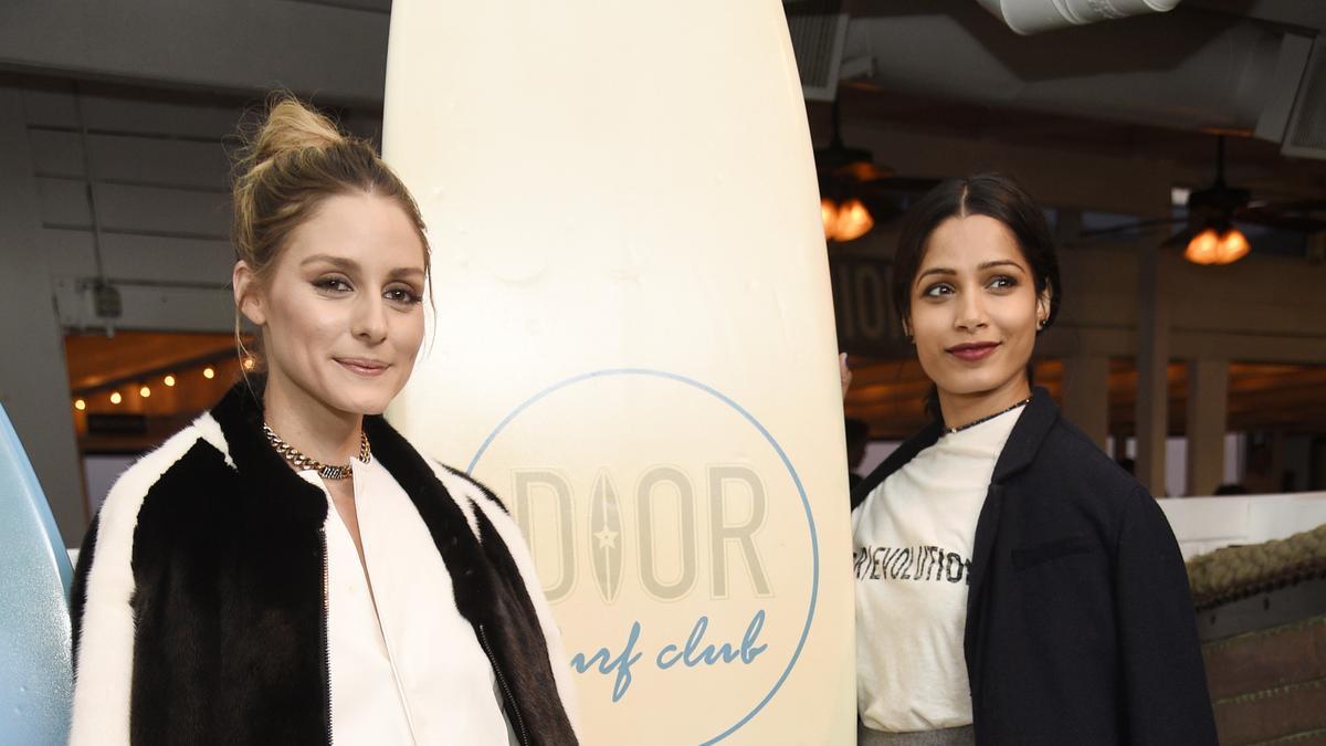 Olivia Palermo y Freida Pinto