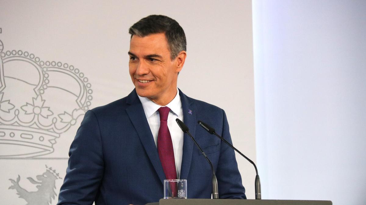 El president del govern espanyol en funcions, Pedro Sánchez, a la Moncloa