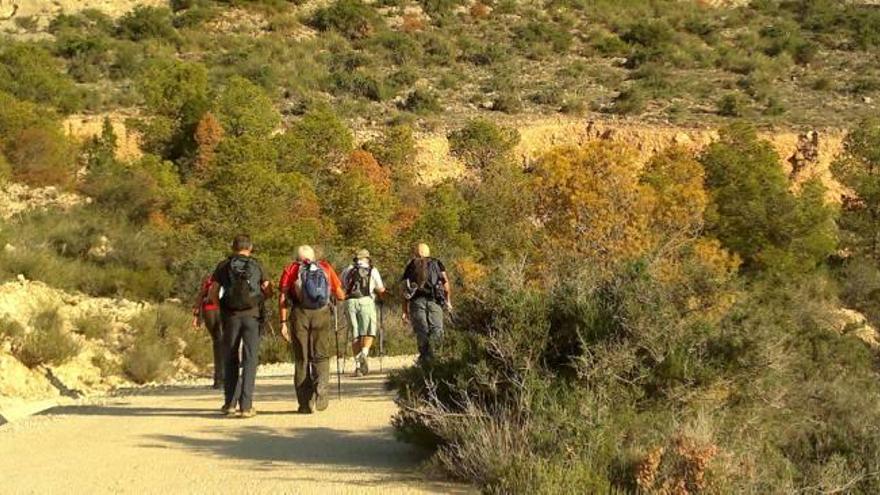 La planta de residuos se encuentra cerca de la Sierra de Crevillent.