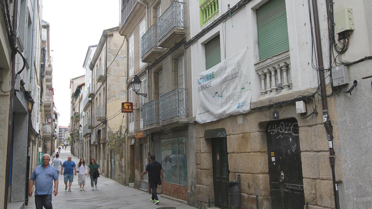 Centro histórico de Ourense, incluido en el Plan Rexurbe de rehabilitación.