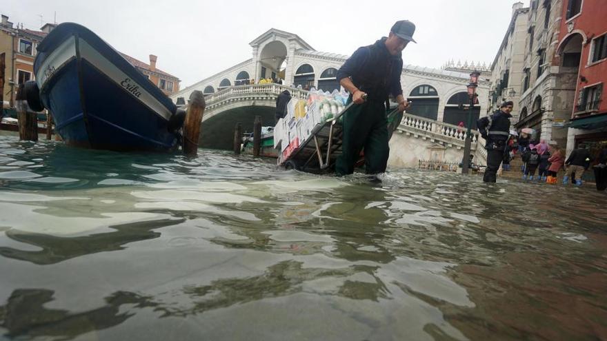 Graves inundaciones en Venecia