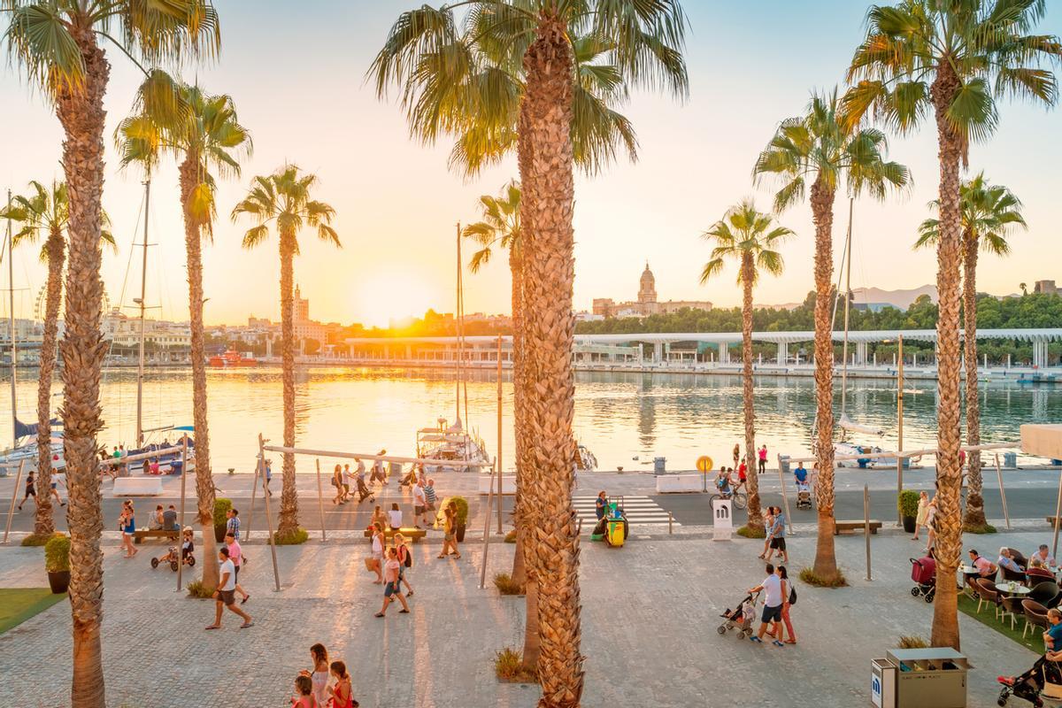 Paseo marítimo de Málaga