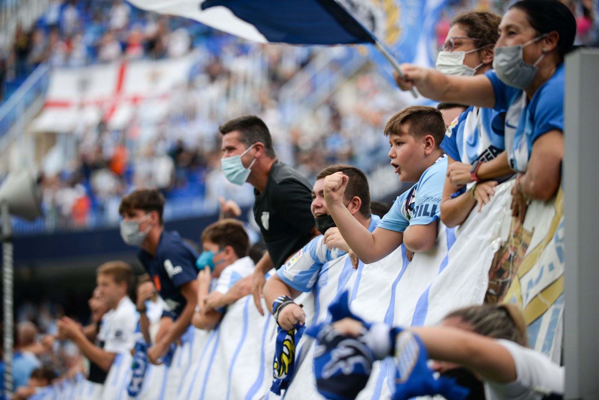 Las imágenes del Málaga CF - Fuenlabrada