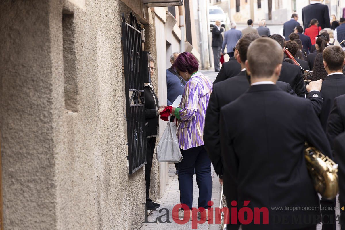 Corporación, Cofradía y Bandos realizan la 'Pedimenta' en Caravaca