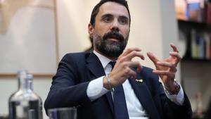 El ’conseller’ d’Empresa i Treball, Roger Torrent.