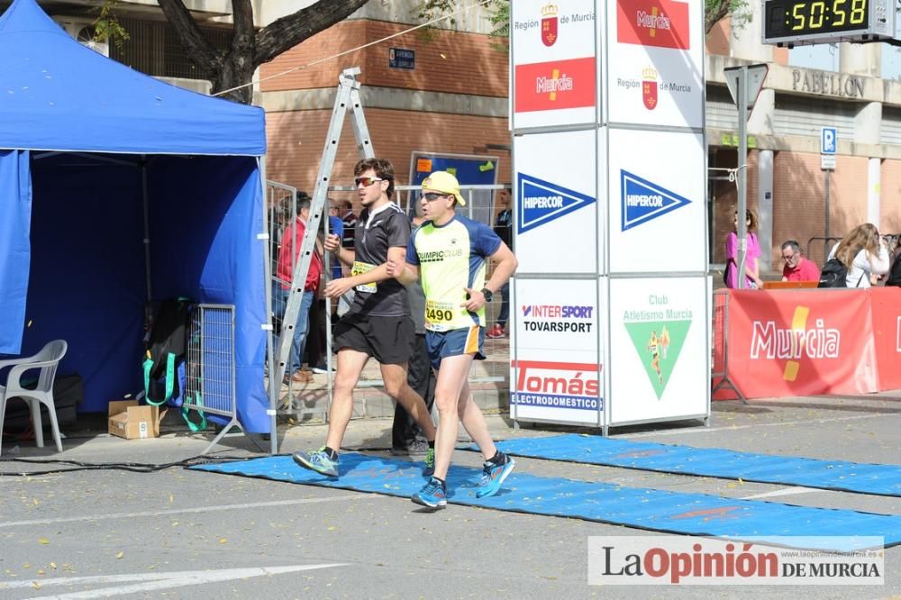 Media Maratón de Murcia: llegada (1ª parte)