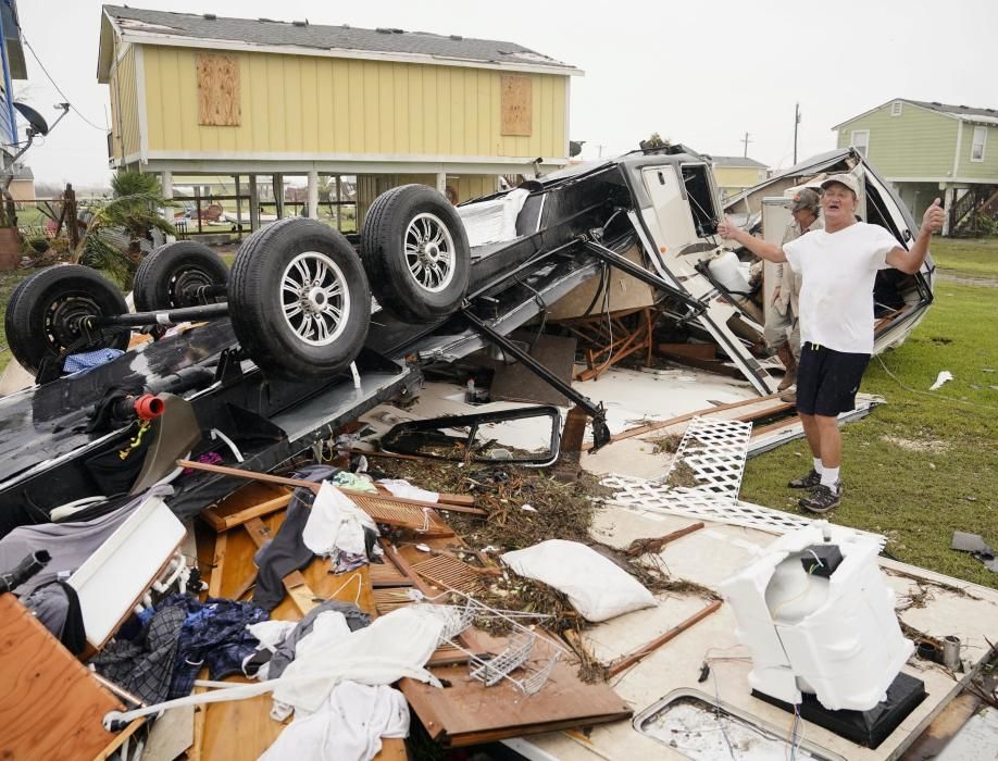 Efectos del huracán Harvey