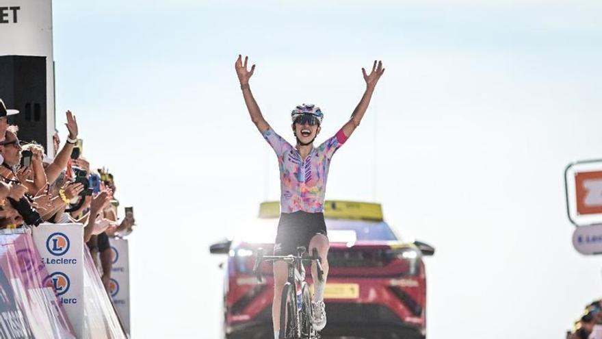 Paula Blasi demuestra su talento en el Ventoux