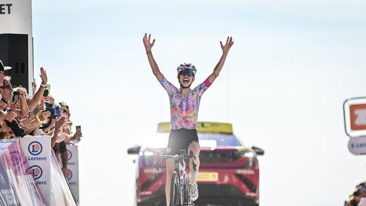 Paula Blasi demuestra su talento en el Ventoux
