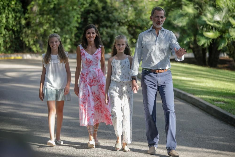 Familienfoto der spanischen Könige auf Mallorca