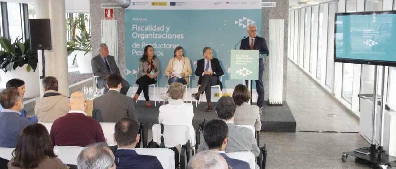Jornada sobre organizaciones de productores celebrada en Marín el pasado mes de septiembre./ S. Álvarez