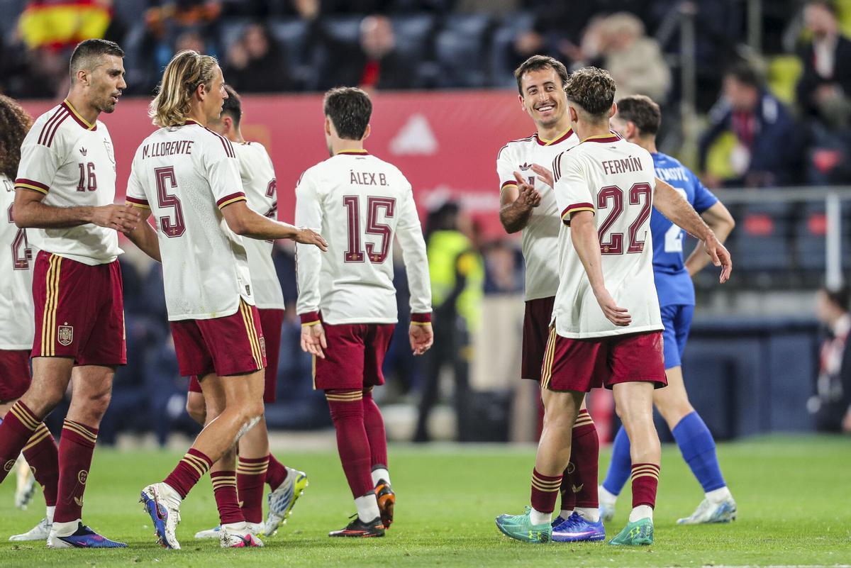 Amistoso: España - Serbia, en imágenes.