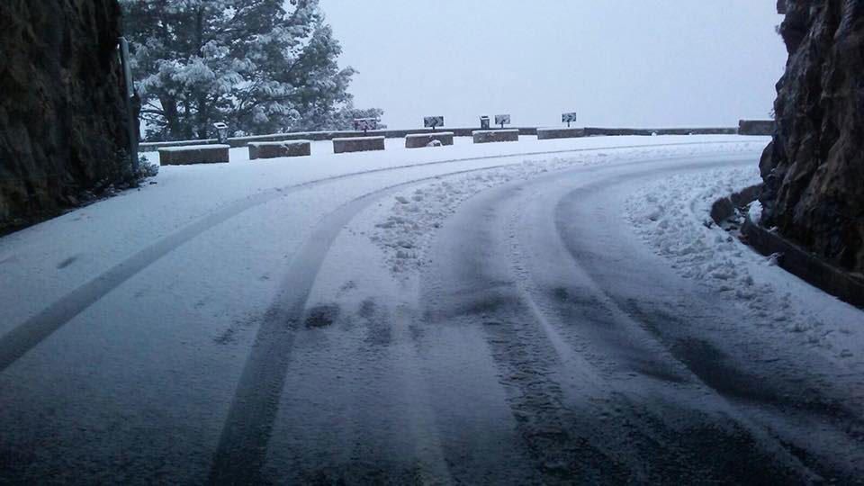 Nieve en la Serra de Tramuntana