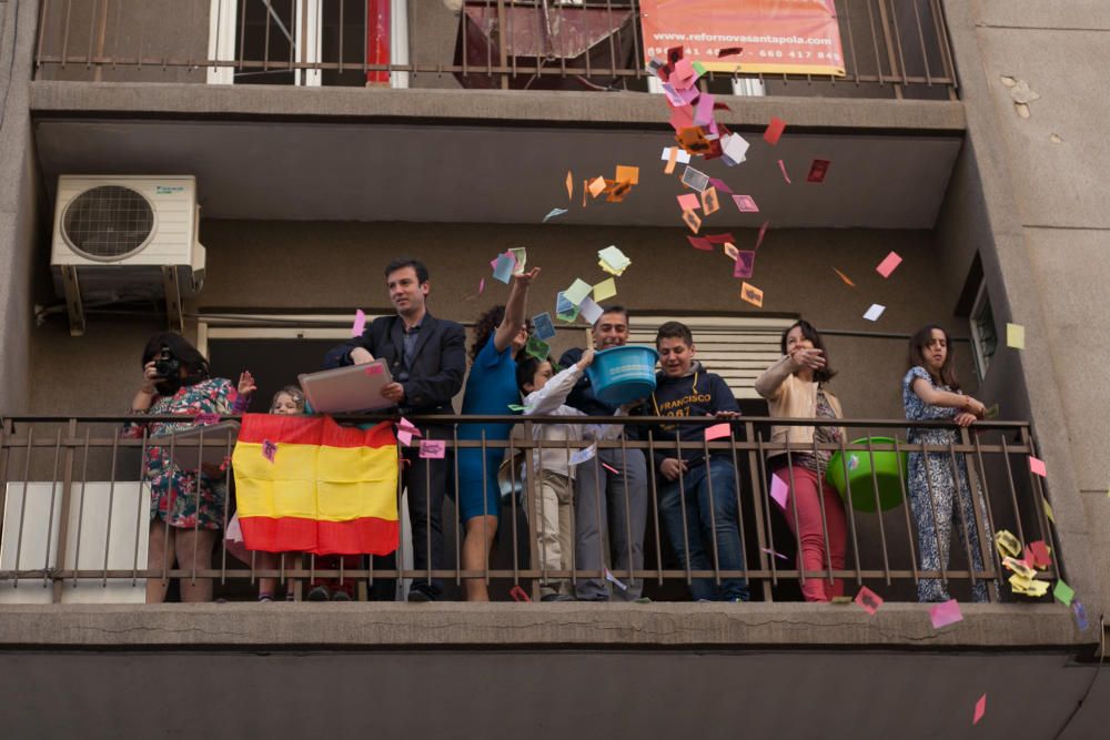 El Cristo Resucitado y de la Virgen de la Asunción inundan la ciudad de alegría y color