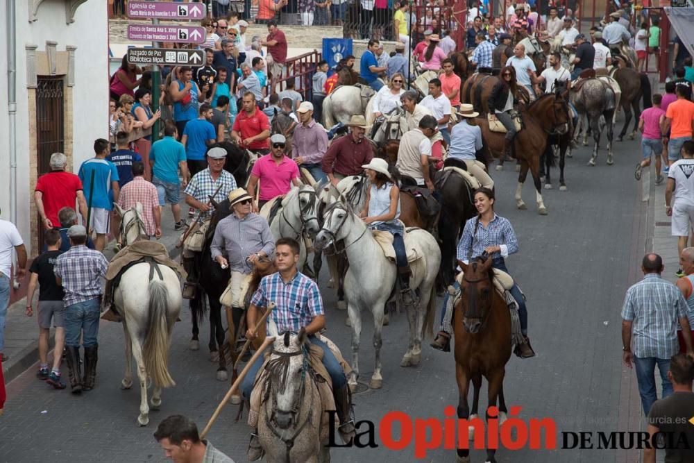 Último encierro en las Fiestas de Moratalla