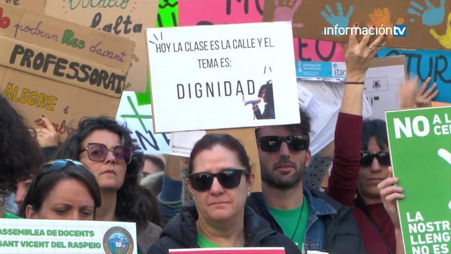 Lejos del acuerdo entre profesores y Conselleria: Generalitat no contempla el aumento salarial