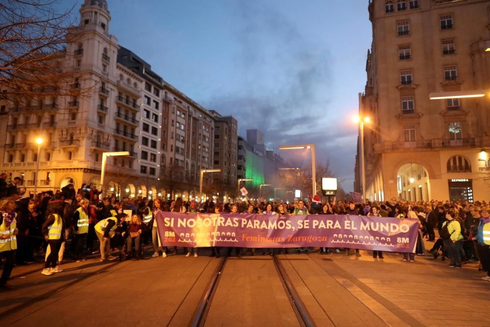 MANIFESTACIÓN DÍA DE LA MUJER EN ZARAGOZA