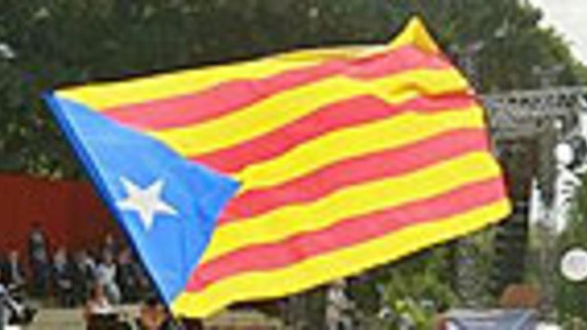 Una bandera estelada.