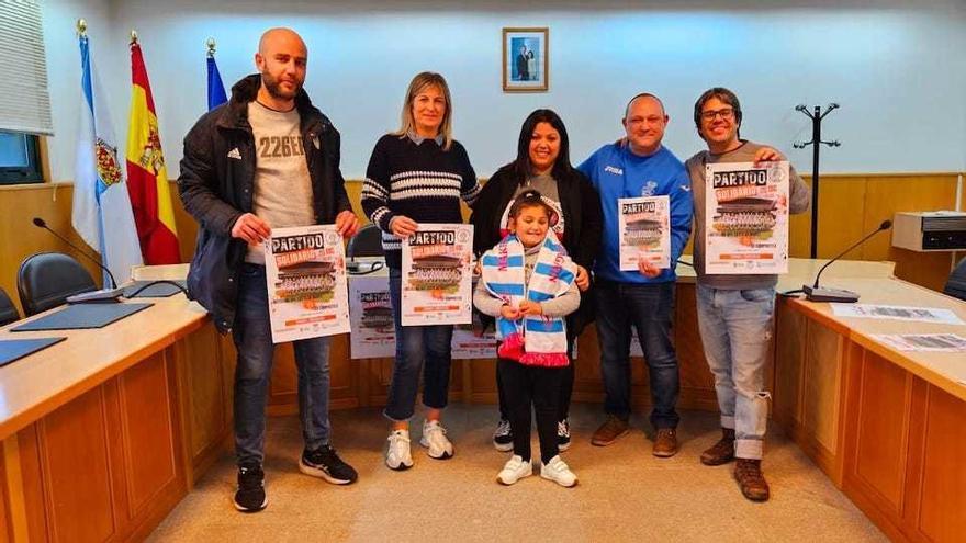 A SD Compostela e a Selección da Costa da Morte solidarízanse coa Asociación Princesas Rett
