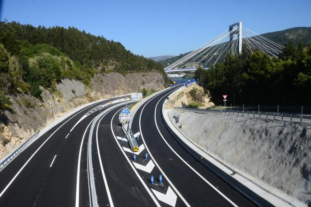 Las obras de la autovía del Morrazo, a punto