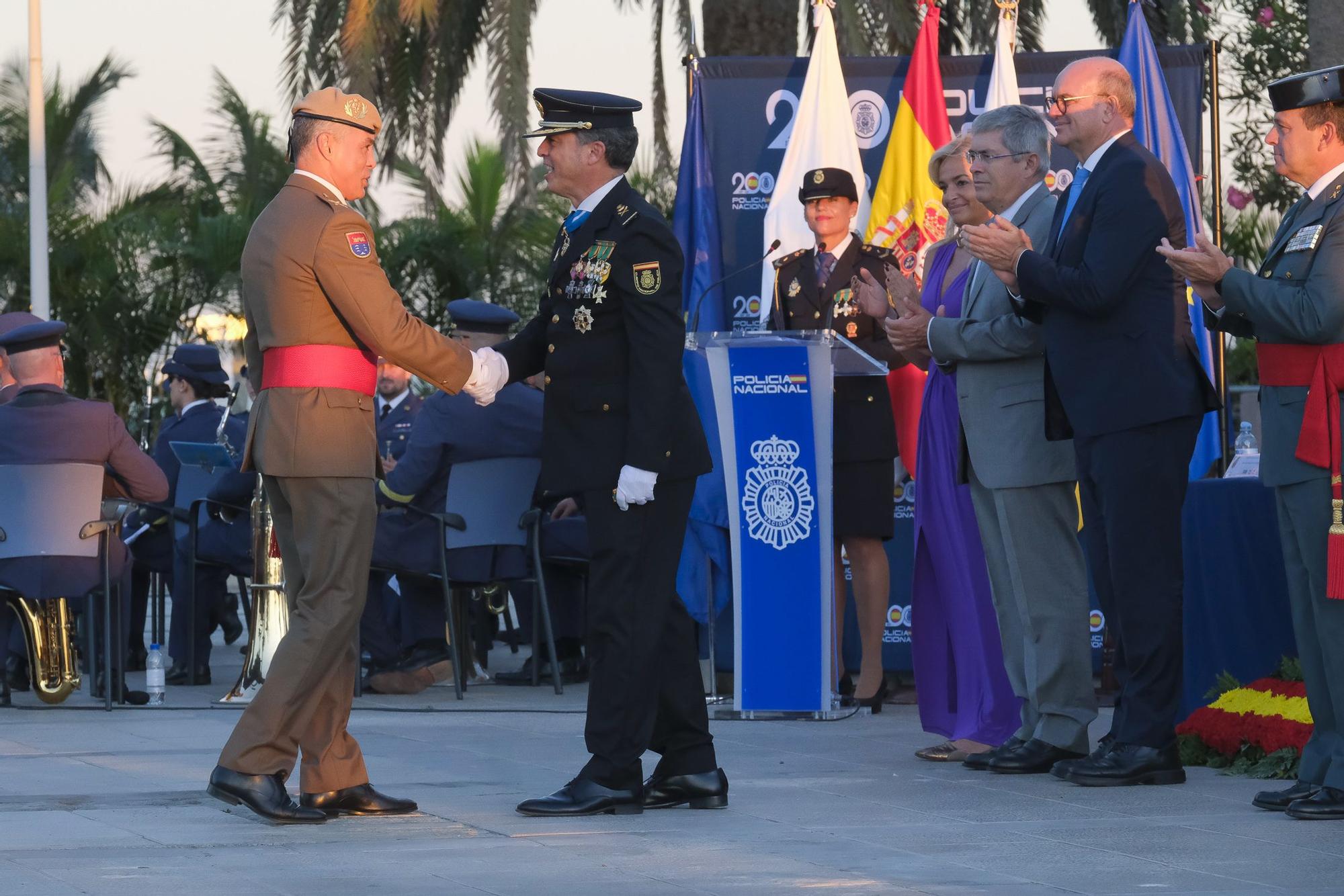 27-09-2024 SAN BARTOLOMÉ DE MASPALOMAS. Acto por el Día de la Policía Nacional, junto al Faro de Maspalomas  | 27/09/2024 | Fotógrafo: Andrés Cruz