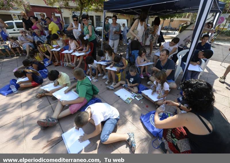 Visita residencia tercera edad y concurso de dibujo