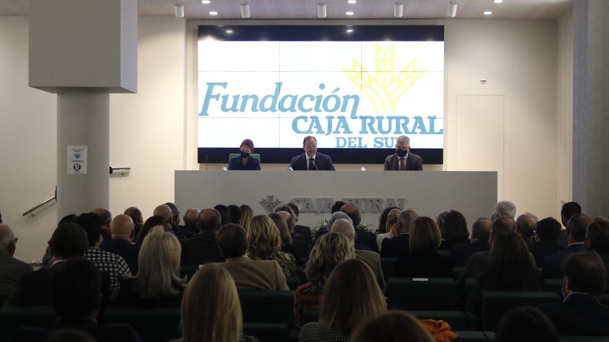 Acto de inauguración del nuevo centro cultural de Caja Rural del Sur.