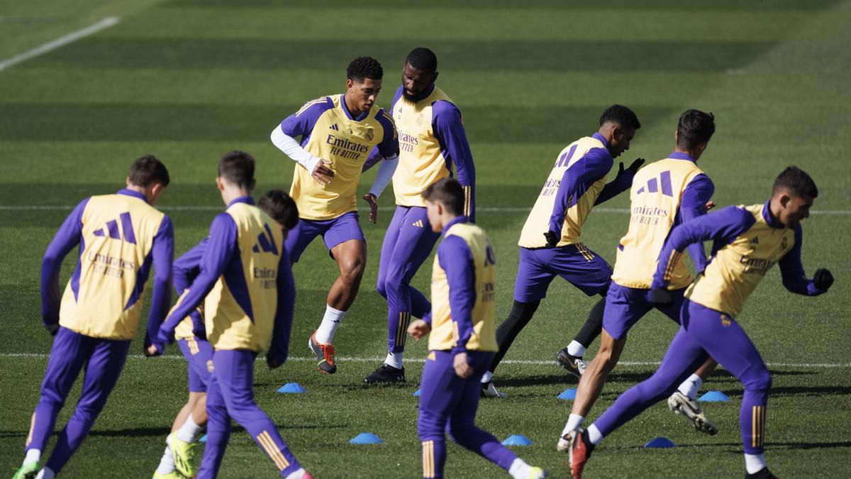 Entrenamiento del Real Madrid