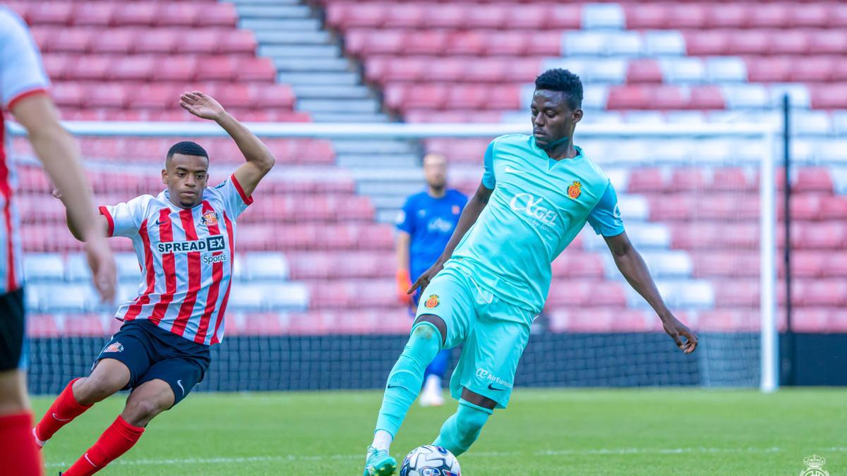 Baba, durante el amistoso ante el Sunderland inglés.