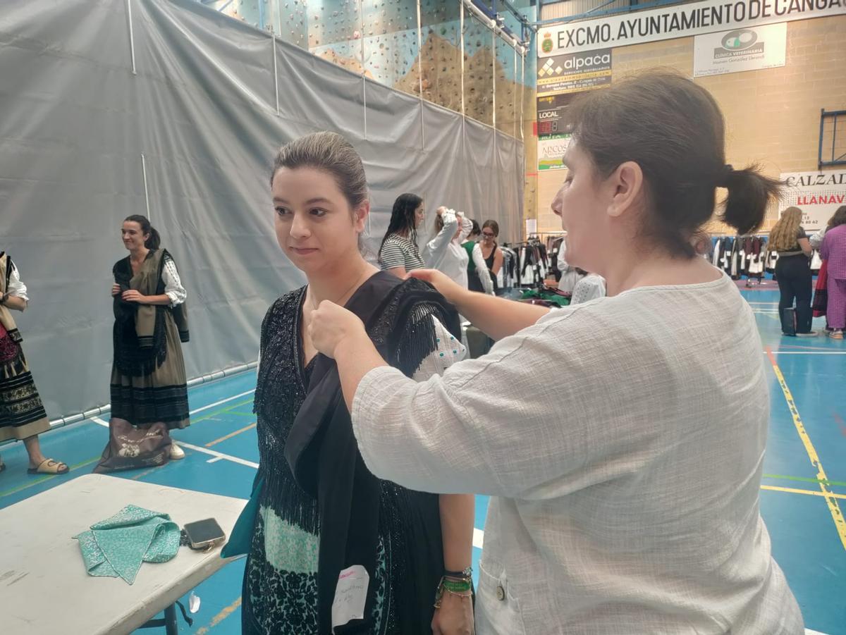 El ritual del traje de aldeana