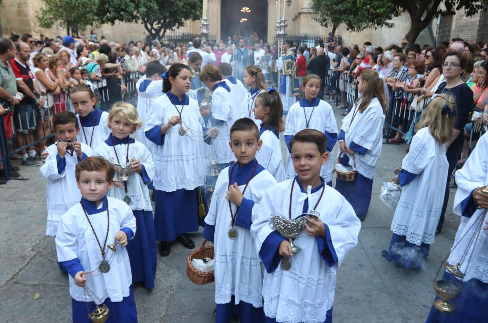 Procesión de la Virgen de la Victoria en Málaga